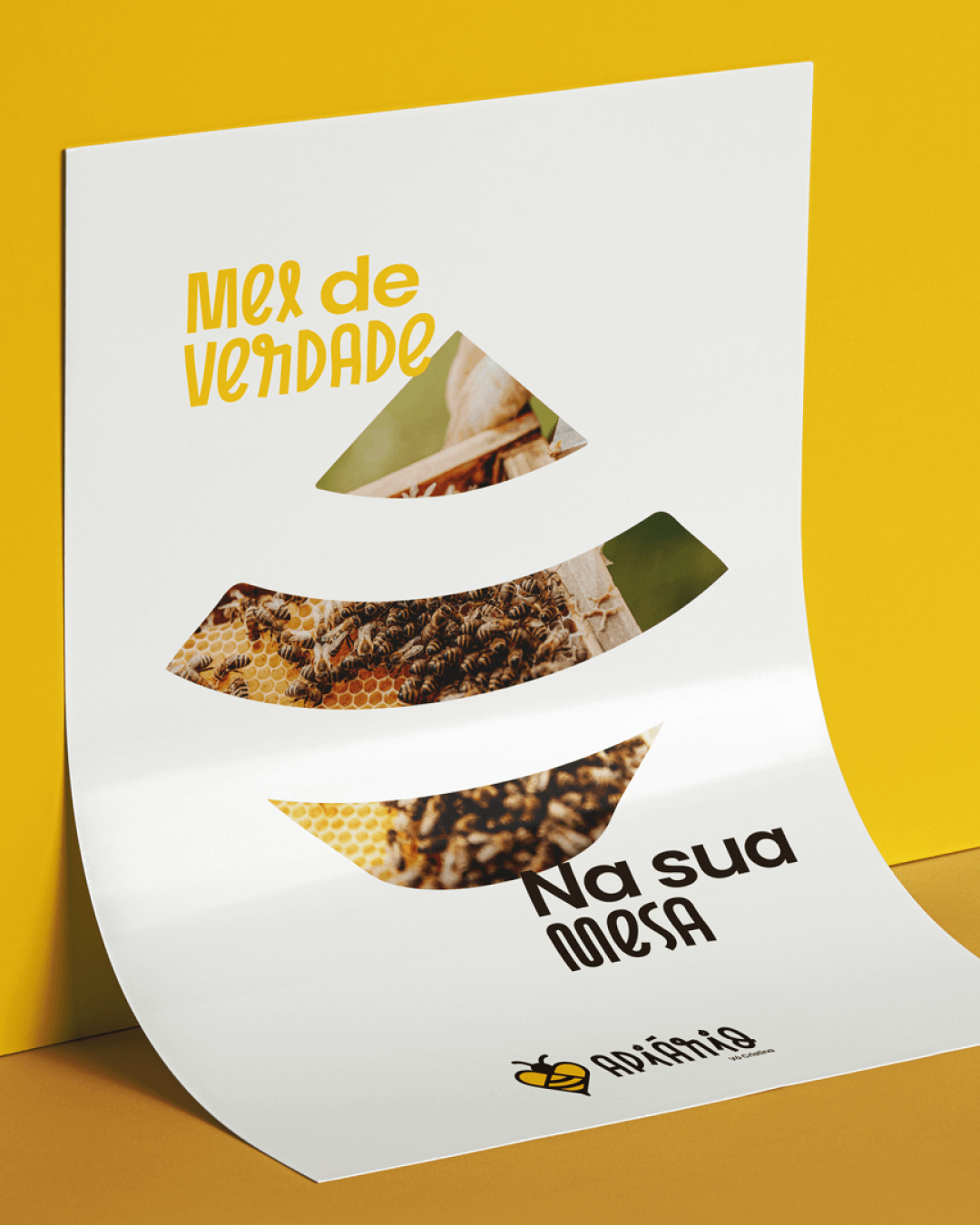 Cartaz institucional do Apiário Vó Cristina
